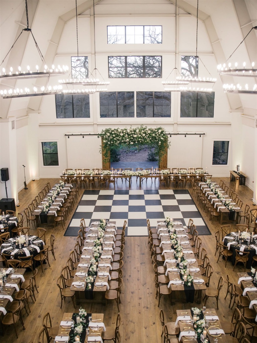 An elegant wedding reception designed by CM Promotions